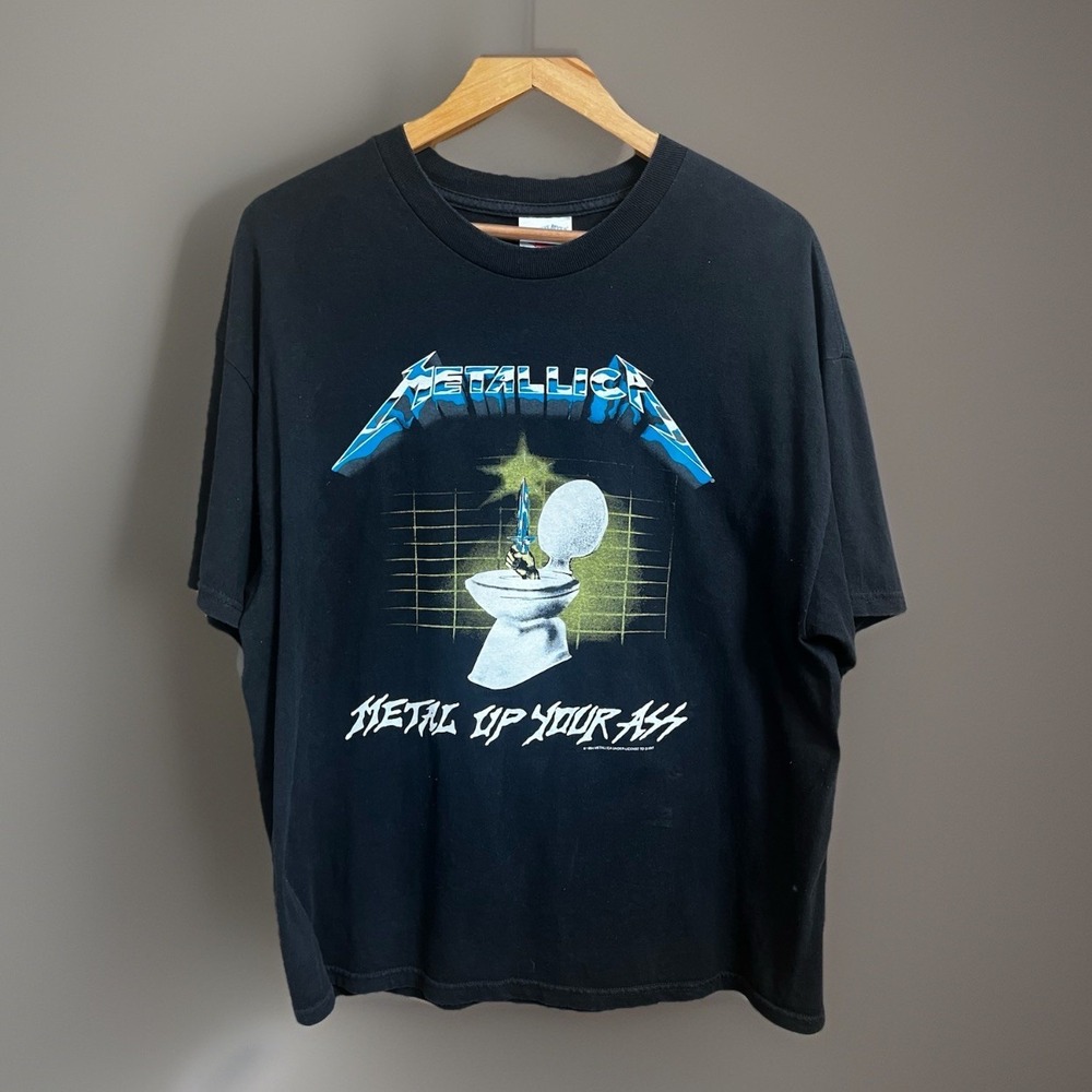 Metallica VTG 1994 Band Metal Up Your Ass Ride The Lightning T Shirt X-Large